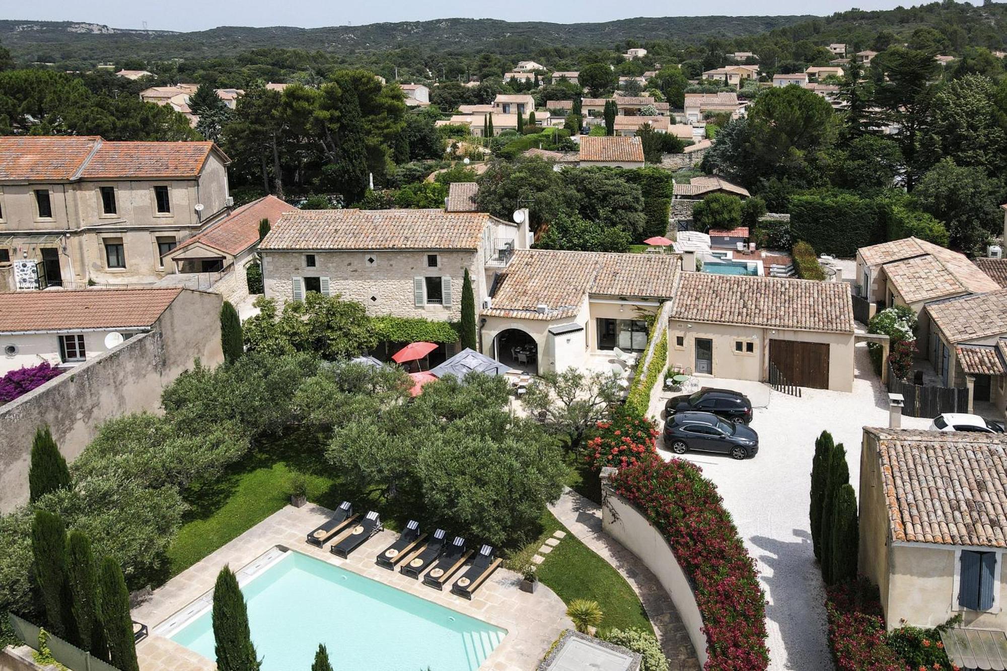 La Belle Vie Hotel Saint-Hilaire-d'Ozilhan Exterior photo